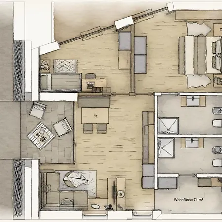 Pedescin Appartement Ortisei